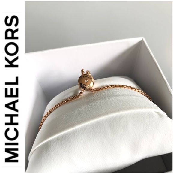 NWT authentic MK rosegold tone bracelet - Picture 6 of 6